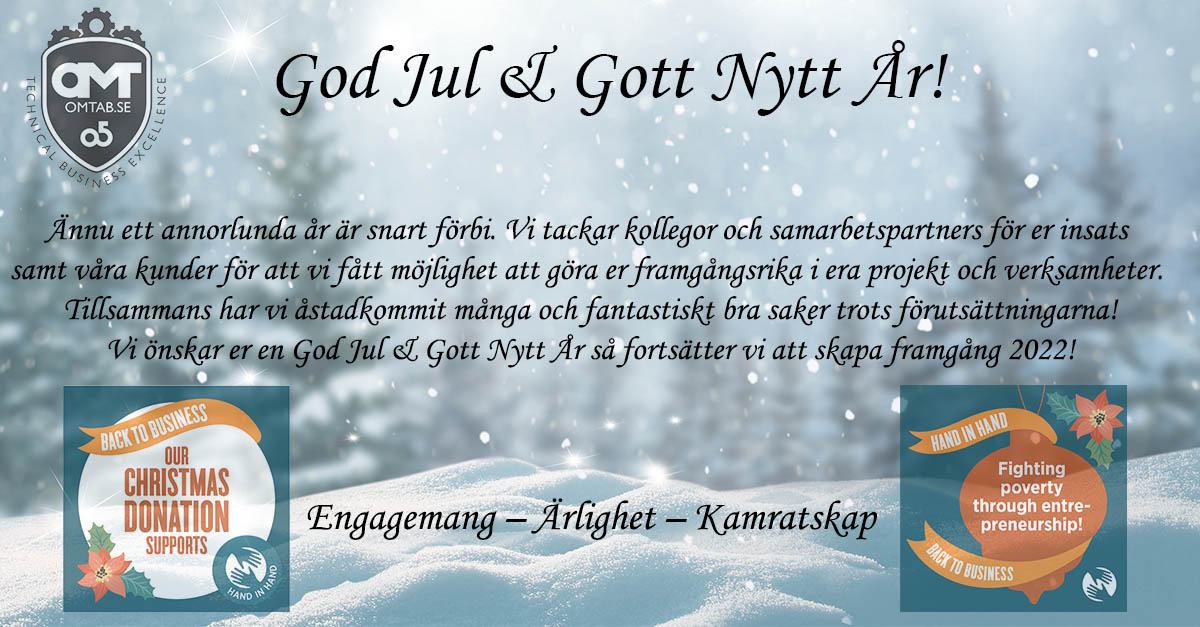 julhälsning 2021 OMT