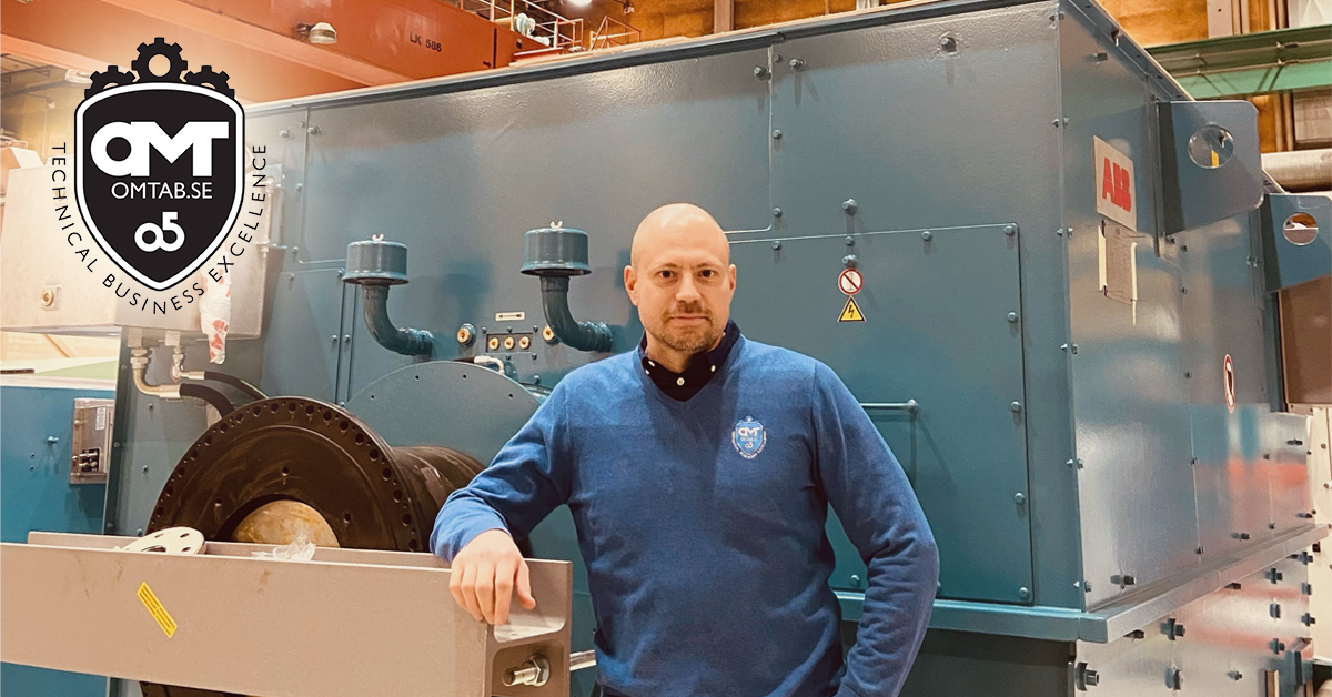 Porträttbild Magnus Olström från OMT hos kunden ABB